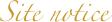 Site notice